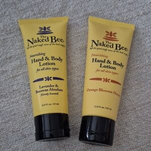 🎉 5/$15! THE NAKED BEE | Lavender + Orange Hand & Body Lotion Set
